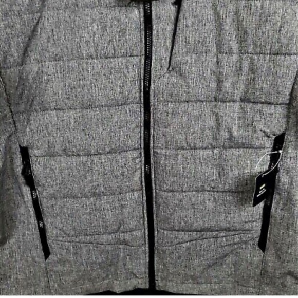 NWT Champion C9 Men's Size XL Puffer Jacket Lightweight Pockets Charcoal Gray - Picture 4 of 12